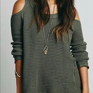 Free People | Cold Shoulder Sweater